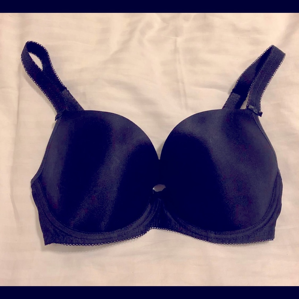 Freya 30F (32E) Deco Plunge T-shirt Bra Black